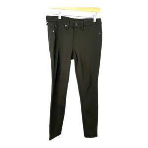 RAG & Bone Jeggings Jean Women's Size 28 Military Green Mid Rise Skinny Stretch
